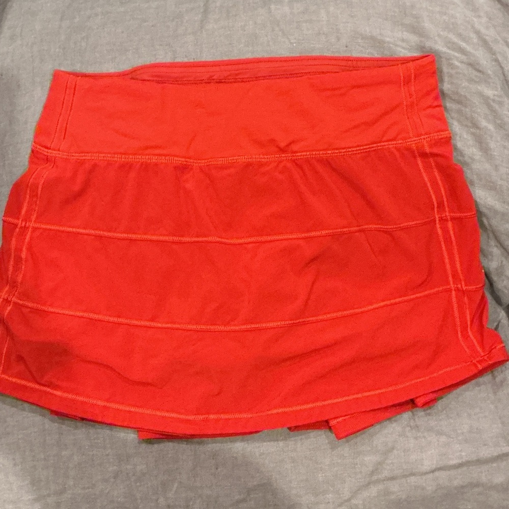 Vibrant Red Skirt